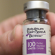 A vial of Botox, made by the pharmaceutical company Allergan